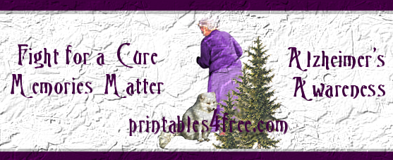 Alzheimers Awareness Templates logo