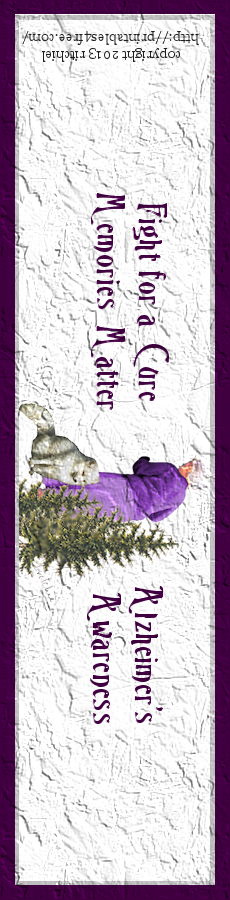 alzheimer s awareness water bottle label