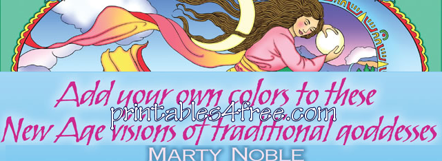 new age visions traditional goddesses logo